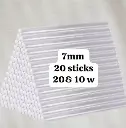 7MM HOT GLUE STICKS FOR 20 WATT MINI HOT GLUE GUN || HOT GLUE GUN STICKS FOR DIY & CRAFT MATERIAL (PACK OF 20)