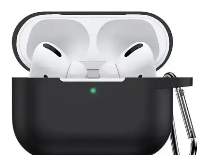 Airpod Pro with Silicon Case True Wireless Bluetooth Earphones with 3 Hours of Playtime & Compatible for all Smartphones (White, Free Silicon Cover)