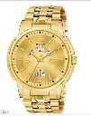 RY - 02 Trending Day-Date Gold Dial & Gold Strap For Boys & Men Watch
