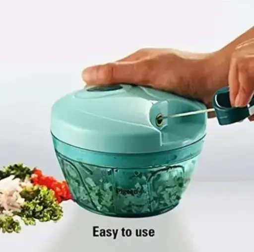 Trendy Manual Food Chopper, Compact Powerful Hand Held Vegetable Chopper 